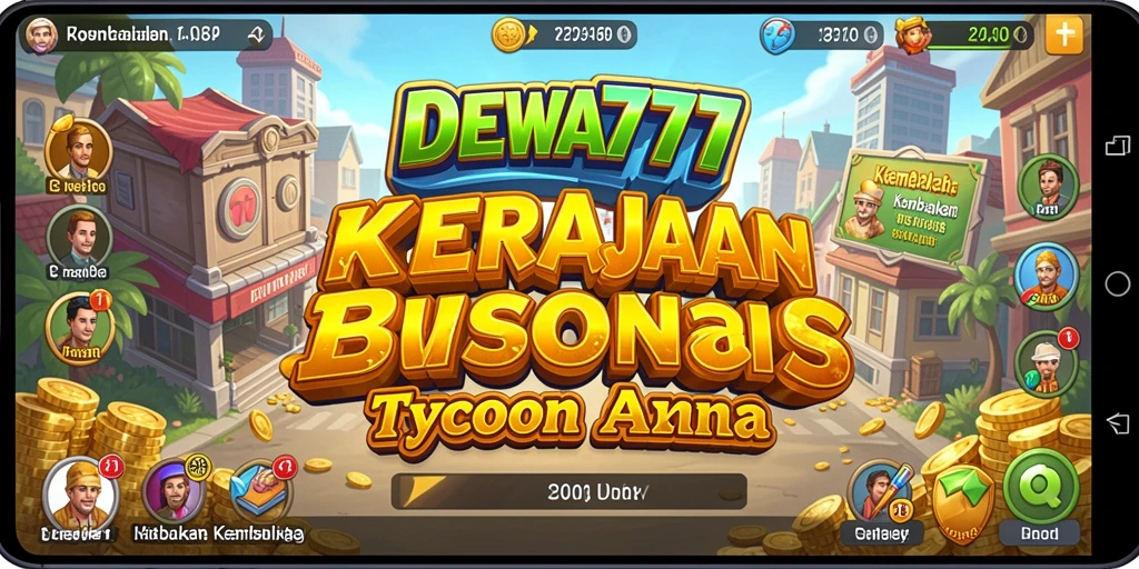 Tampilan gameplay DEWA777 yang seru dan menantang dalam kategori Tycoon.