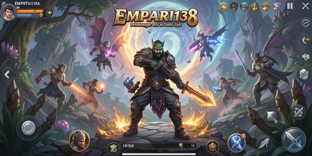 Tampilan gameplay seru dari game ARPG EMPATI138.