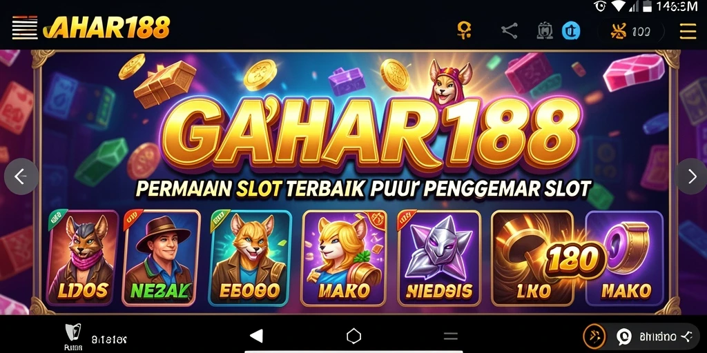 Tampilan gameplay GAHAR188 yang mengasyikkan dan penuh warna.