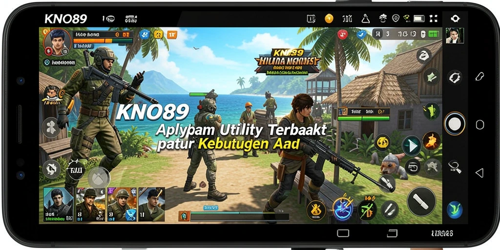 Tampilan antarmuka KNO89 dengan fitur Utility yang intuitif.