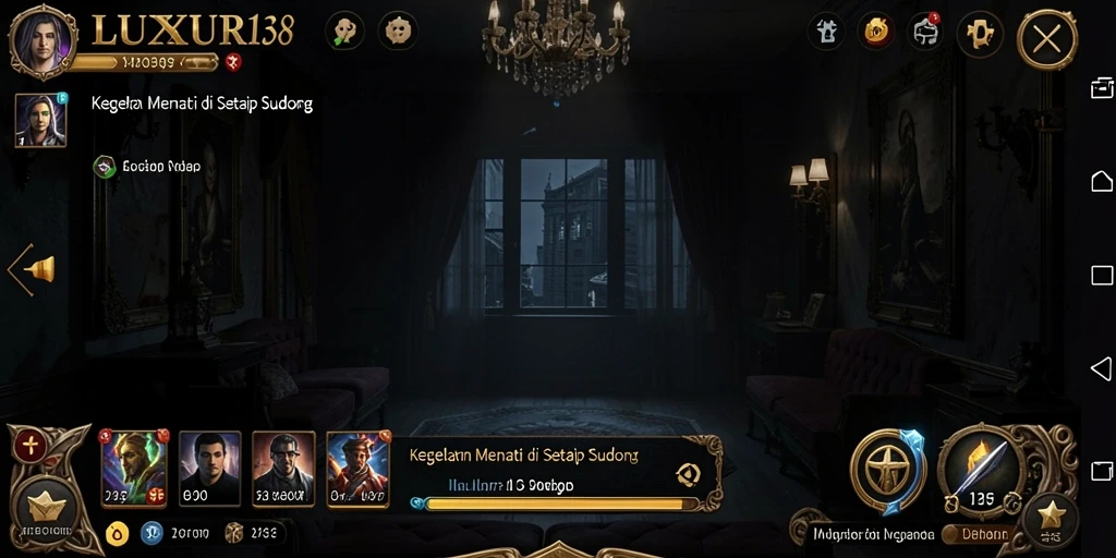 Tampilan mencekam dari gameplay LUXURY138 yang membuat pemain merinding.