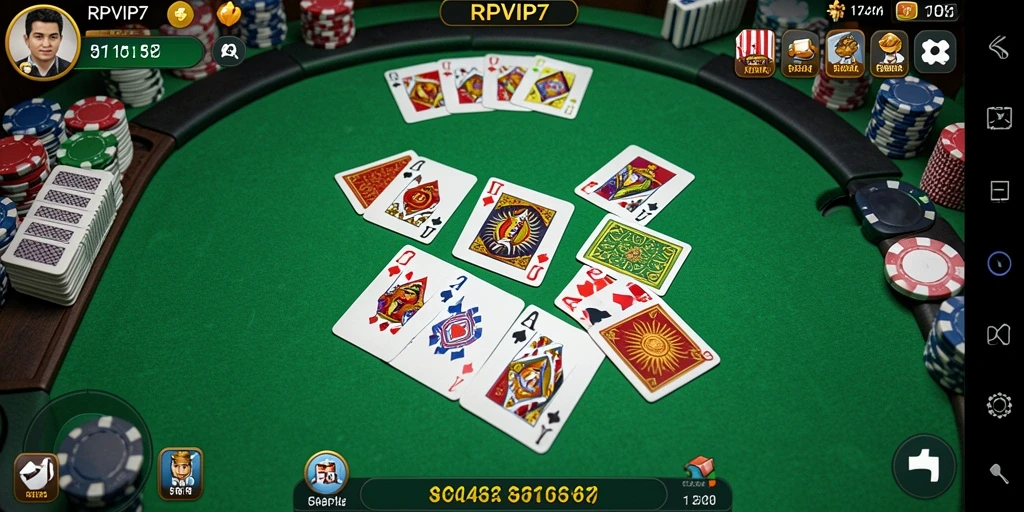 Tampilan menarik dari permainan Gaple di RPVIP7 yang menyenangkan.