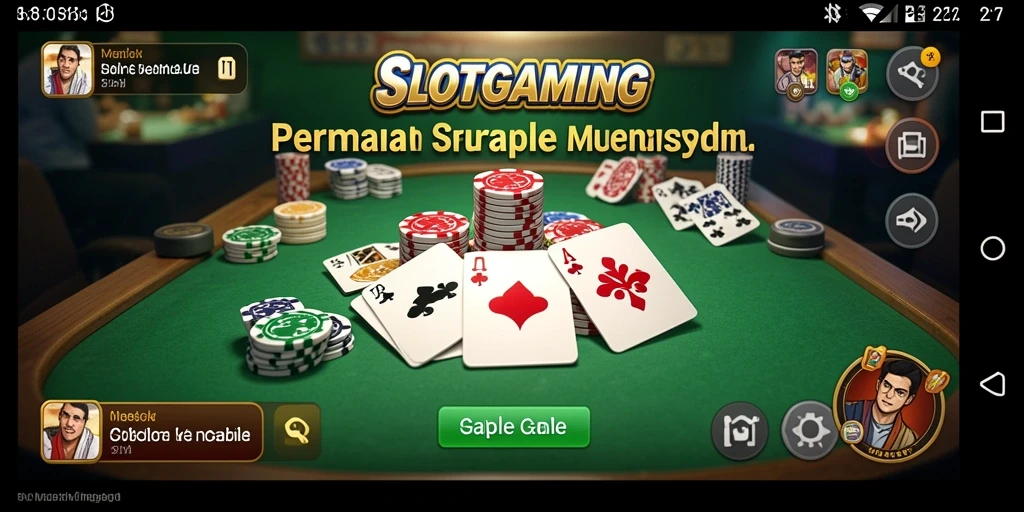 Tampilan utama SLOTGAMING saat bermain Gaple yang menarik.