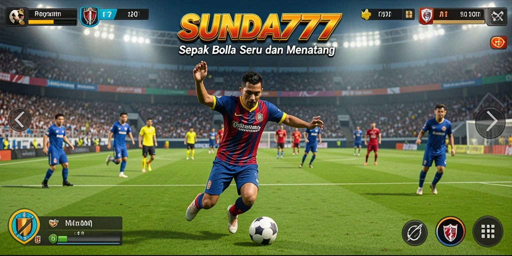 Tangkapan layar SUNDA777 menunjukkan pertandingan sepak bola yang mendebarkan.