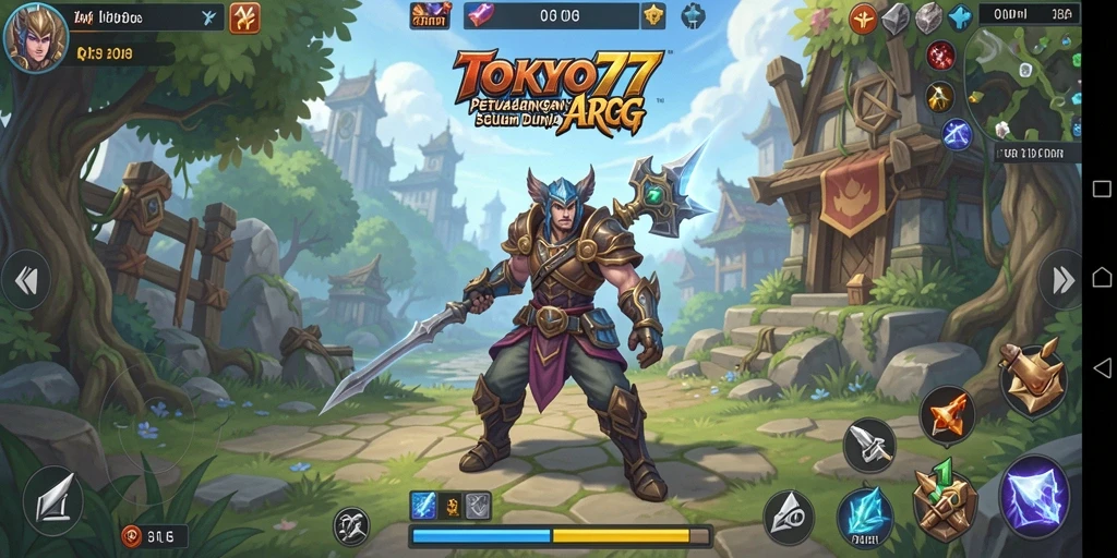 Gameplay ARPG yang mendebarkan dalam TOKYO77 dengan karakter unik.