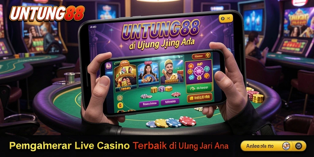 Screenshot gameplay Live Casino UNTUNG88 menampilkan suasana yang menegangkan dan seru.