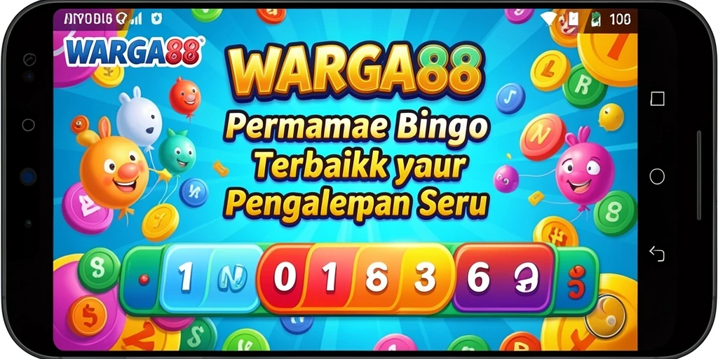 Tampilan gameplay seru dan interaktif dari permainan Bingo di WARGA88.